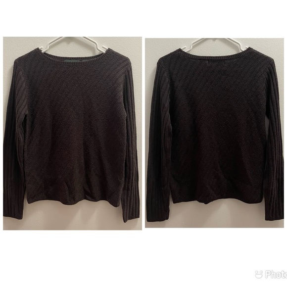 Harve Benard Sweaters - HARVE BENARD by BENARD HOLTZMAN Women’s Brown Wool Blend Sweater. Size M